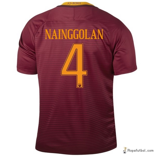 Camiseta As Roma Replica Primera Ropa Nainggolan 2016/17 Rojo